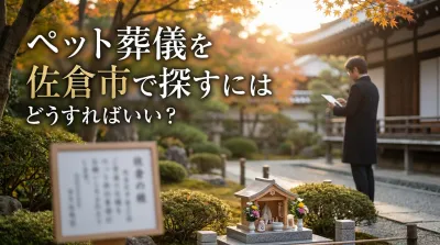 ペット葬儀を佐倉市で探すにはどうすればいい？
