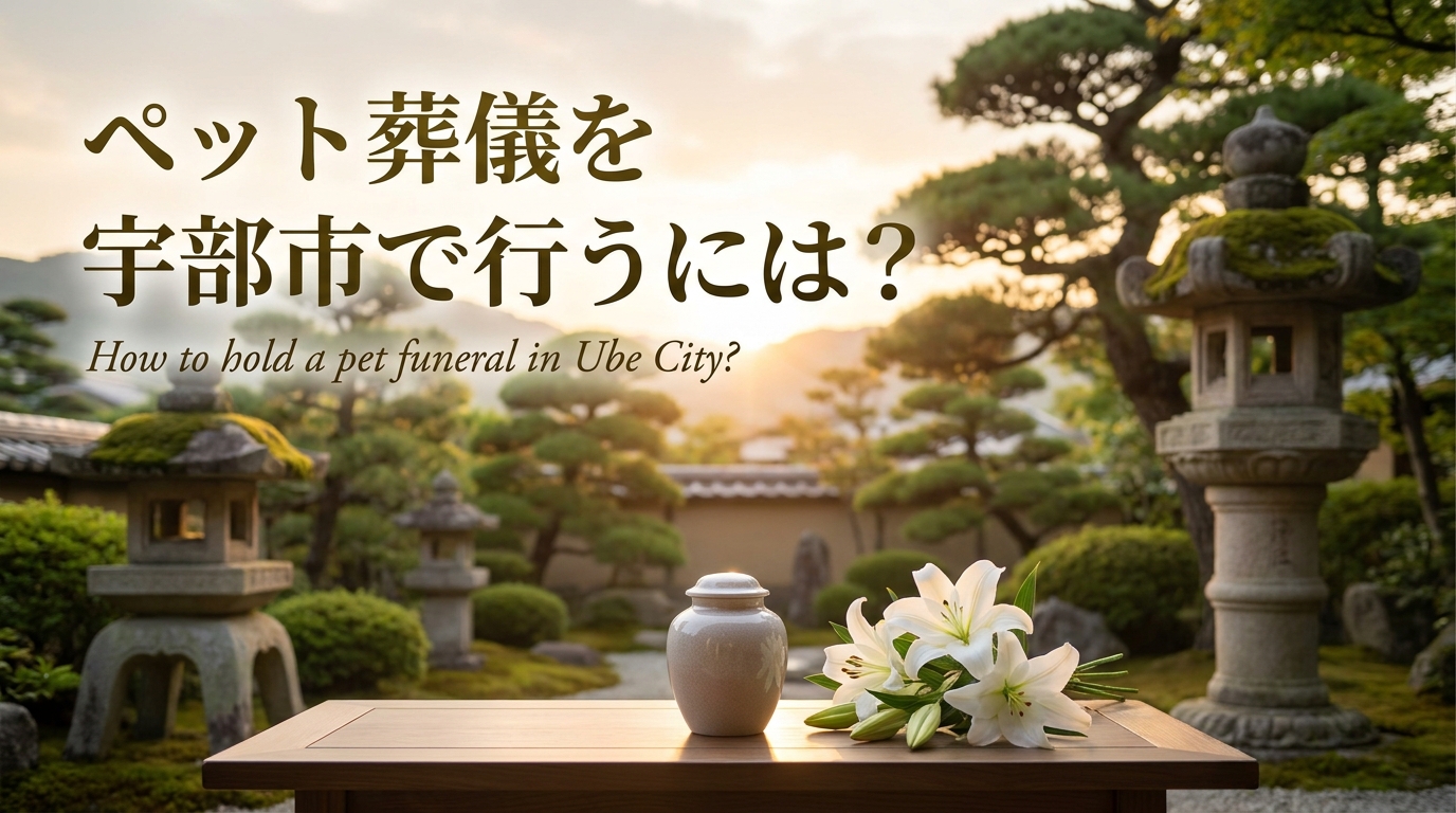 ペット葬儀を宇部市で行うには?
