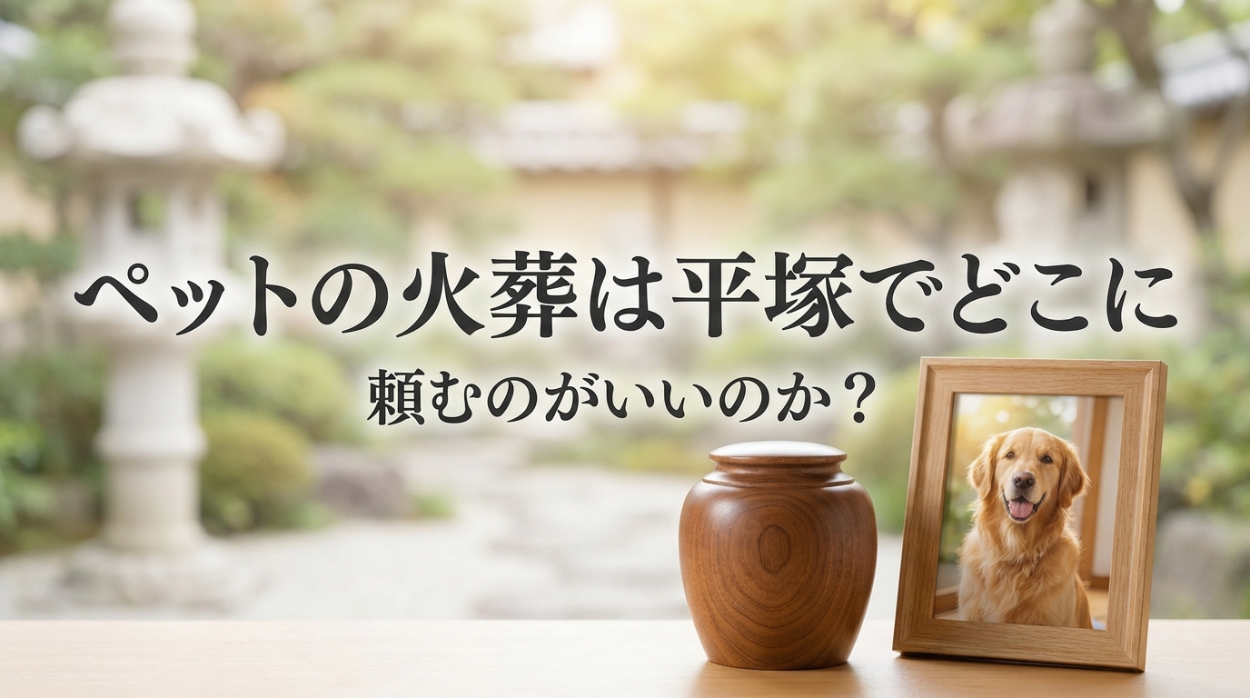 ペットの火葬は平塚でどこに頼むのがいいのか?