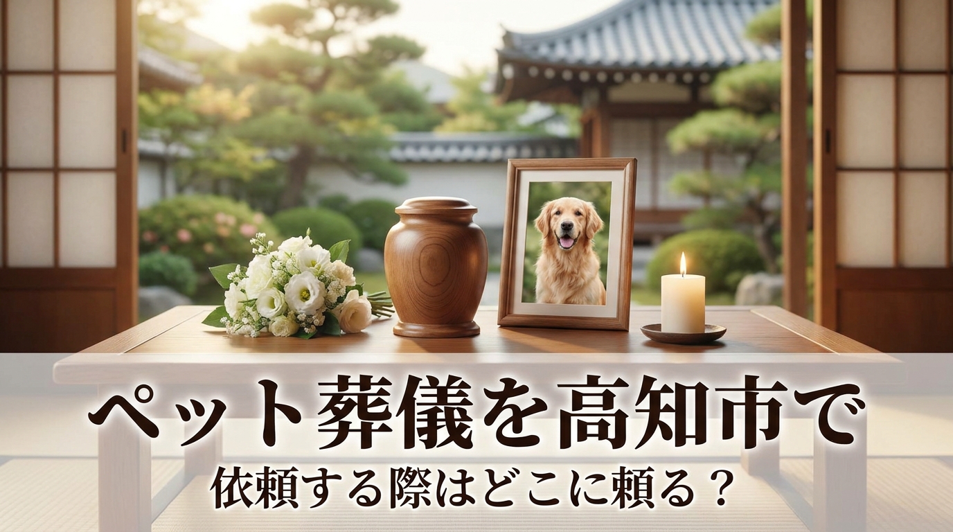 ペット葬儀を高知市で依頼する際はどこに頼る？
