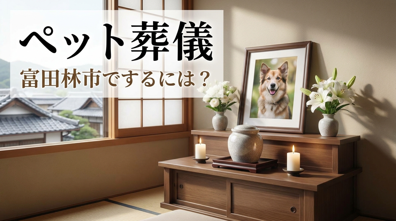 ペット葬儀を富田林市でするには?