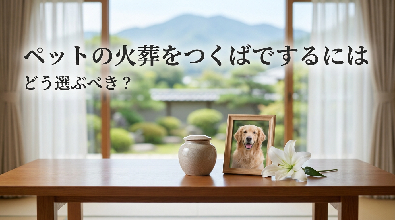 ペットの火葬をつくばでするにはどう選ぶべき？