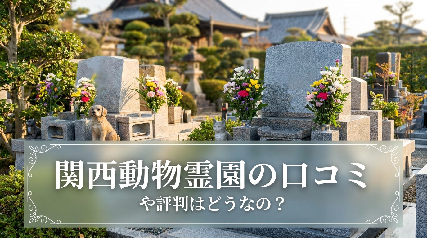 関西動物霊園の口コミや評判はどうなの？