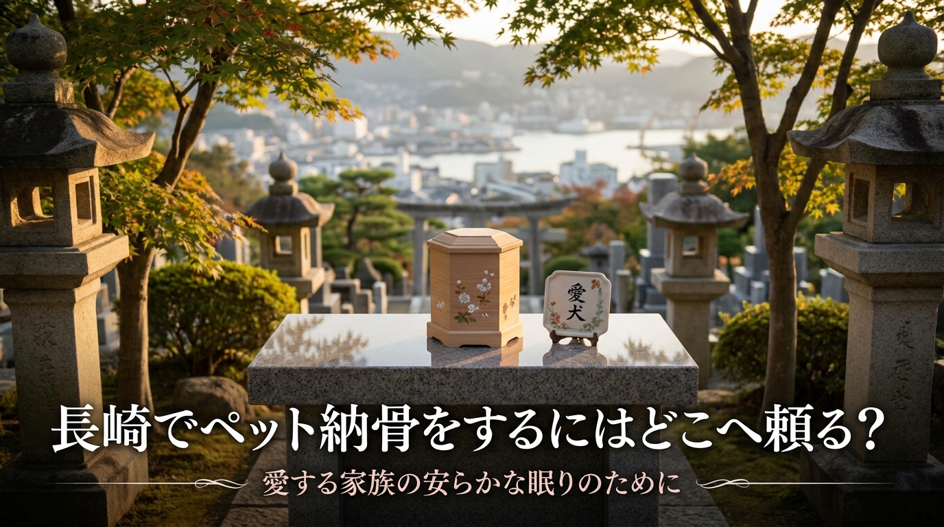 長崎でペット納骨をするにはどこへ頼る?