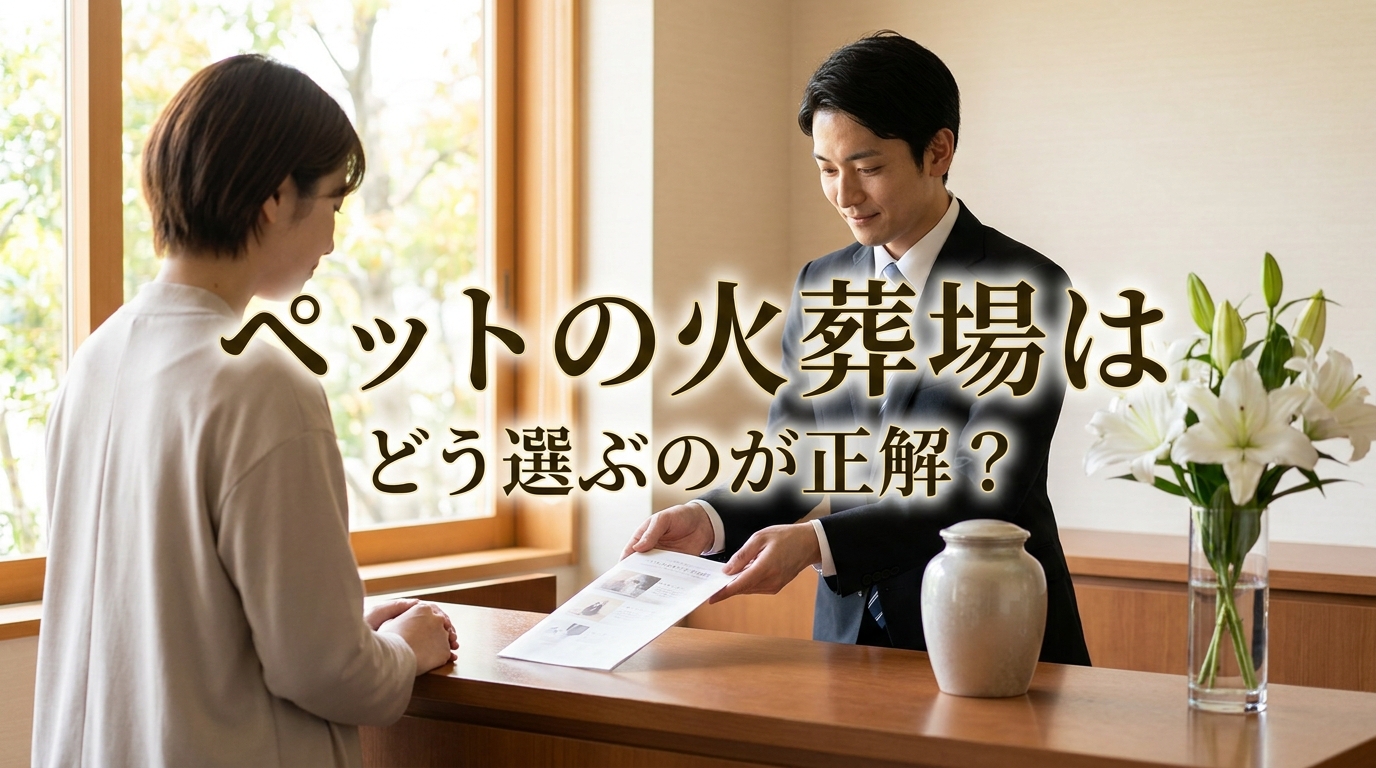 ペットの火葬場はどう選ぶのが正解?