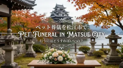 ペット葬儀を松江市で行うにはどうすればいいの？
