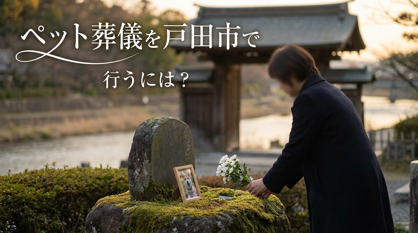 ペット葬儀を戸田市で行うには？