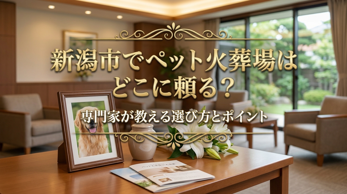 新潟市でペット火葬場はどこに頼る?