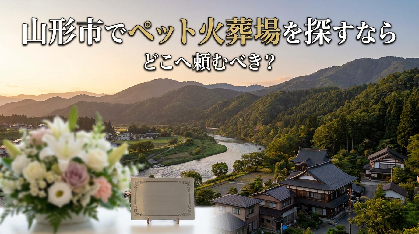 山形市でペット火葬場を探すならどこへ頼むべき?