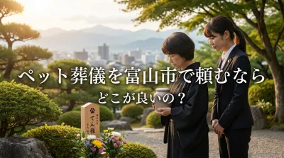 ペット葬儀を富山市で頼むならどこが良いの？