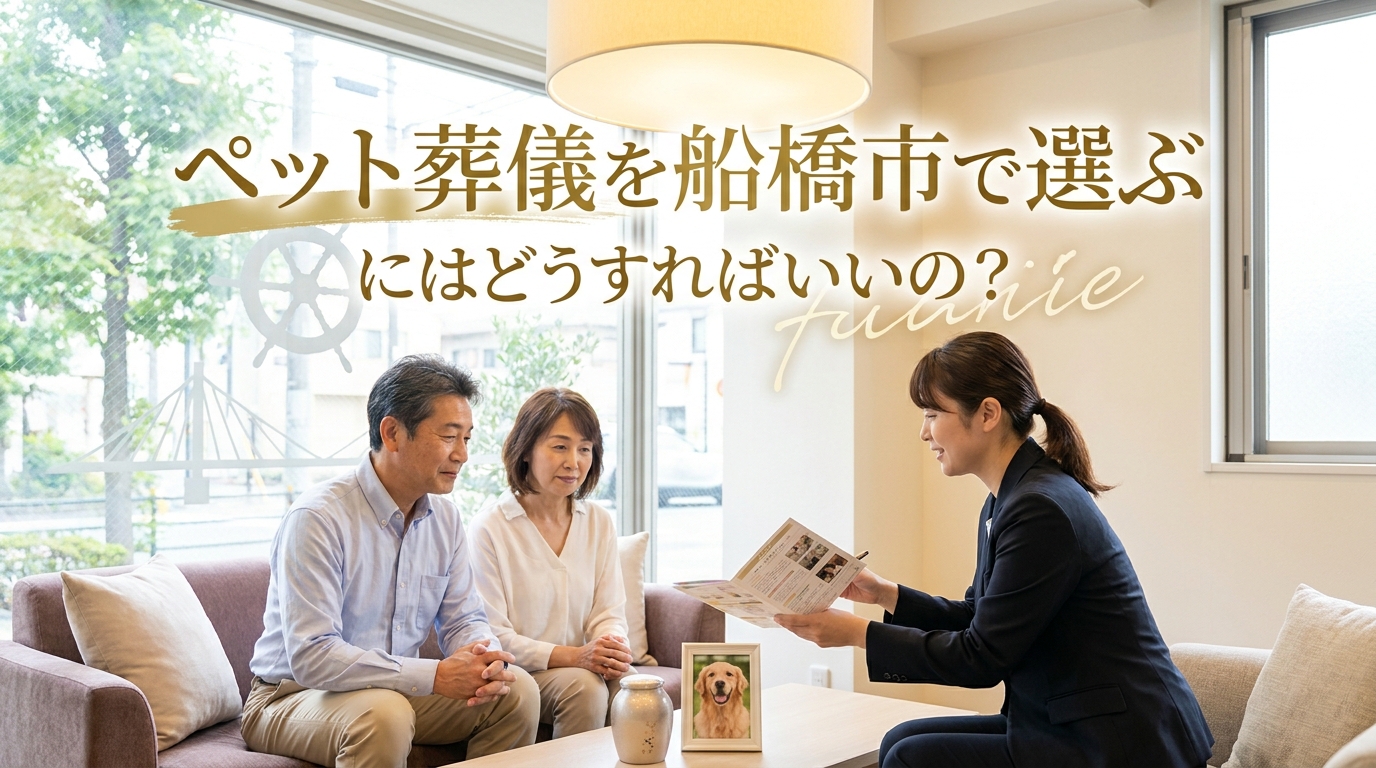 ペット葬儀を船橋市で選ぶにはどうすればいいの?