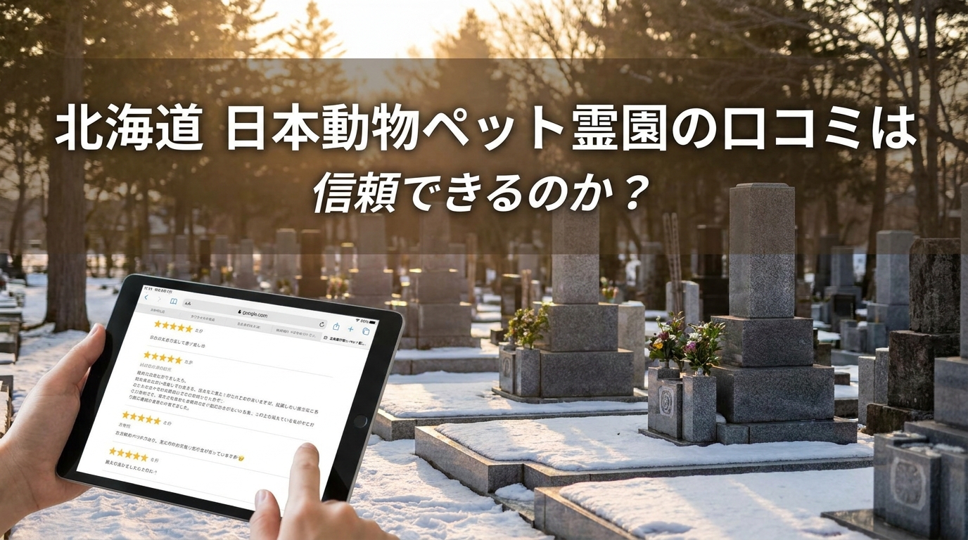北海道 日本動物ペット霊園の口コミは信頼できるのか？