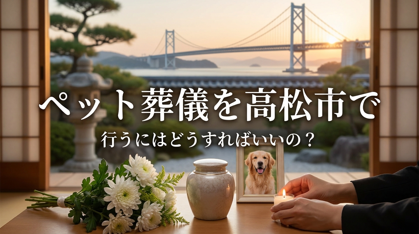ペット葬儀を高松市で行うにはどうすればいいの？