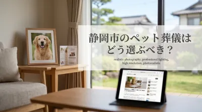静岡市のペット葬儀はどう選ぶべき？