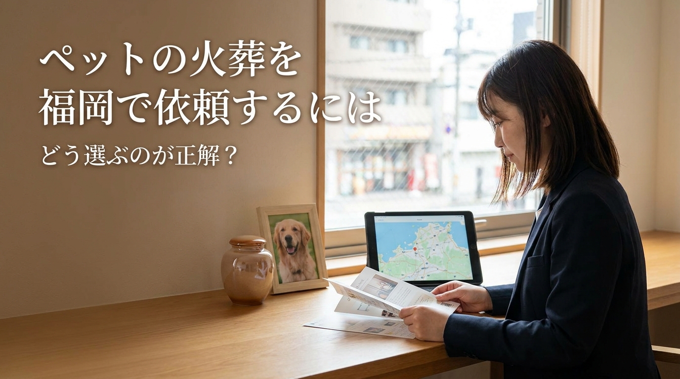 ペットの火葬を福岡で依頼するにはどう選ぶのが正解？