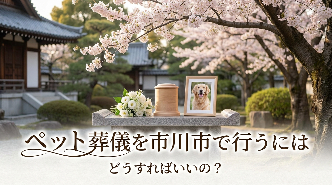 ペット葬儀を市川市で行うにはどうすればいいの?