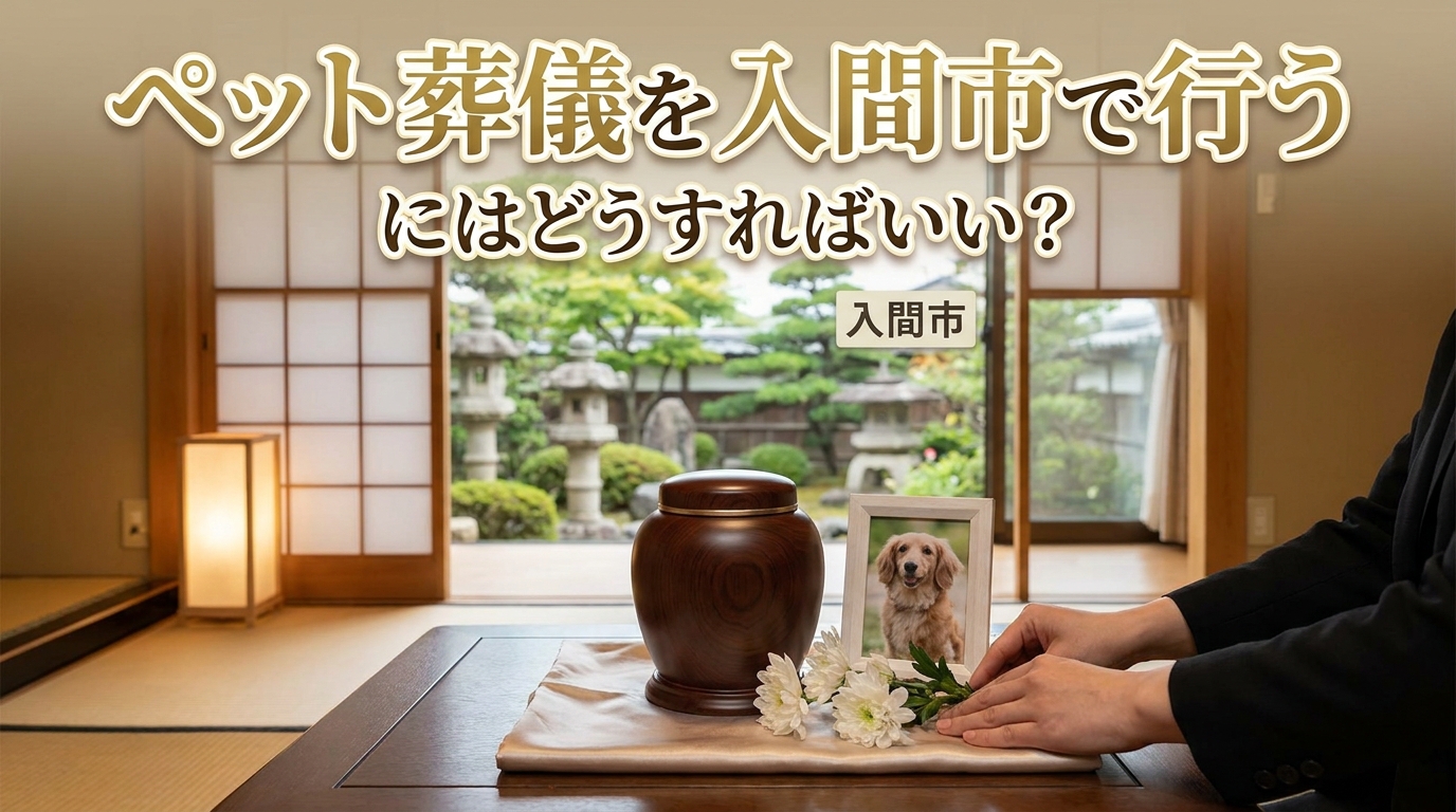 ペット葬儀を入間市で行うにはどうすればいい？