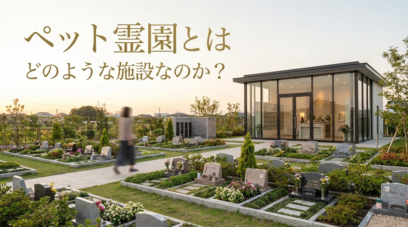 ペット霊園とはどのような施設なのか？