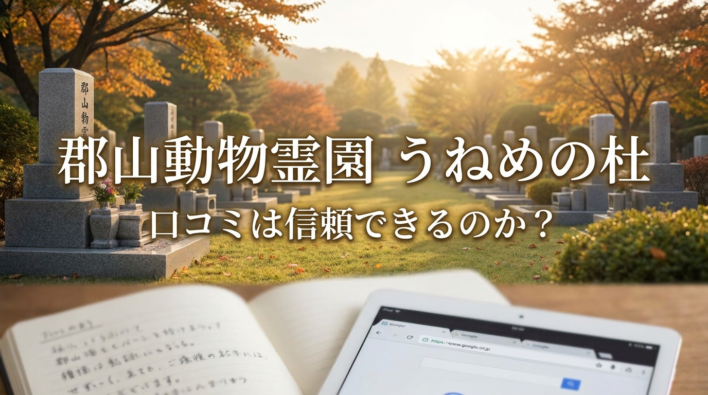 郡山動物霊園 うねめの杜の口コミは信頼できるのか？