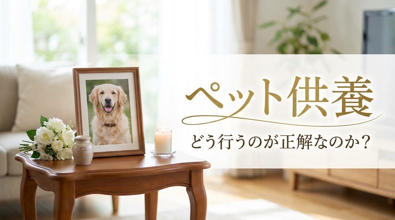 ペット供養はどう行うのが正解なのか?