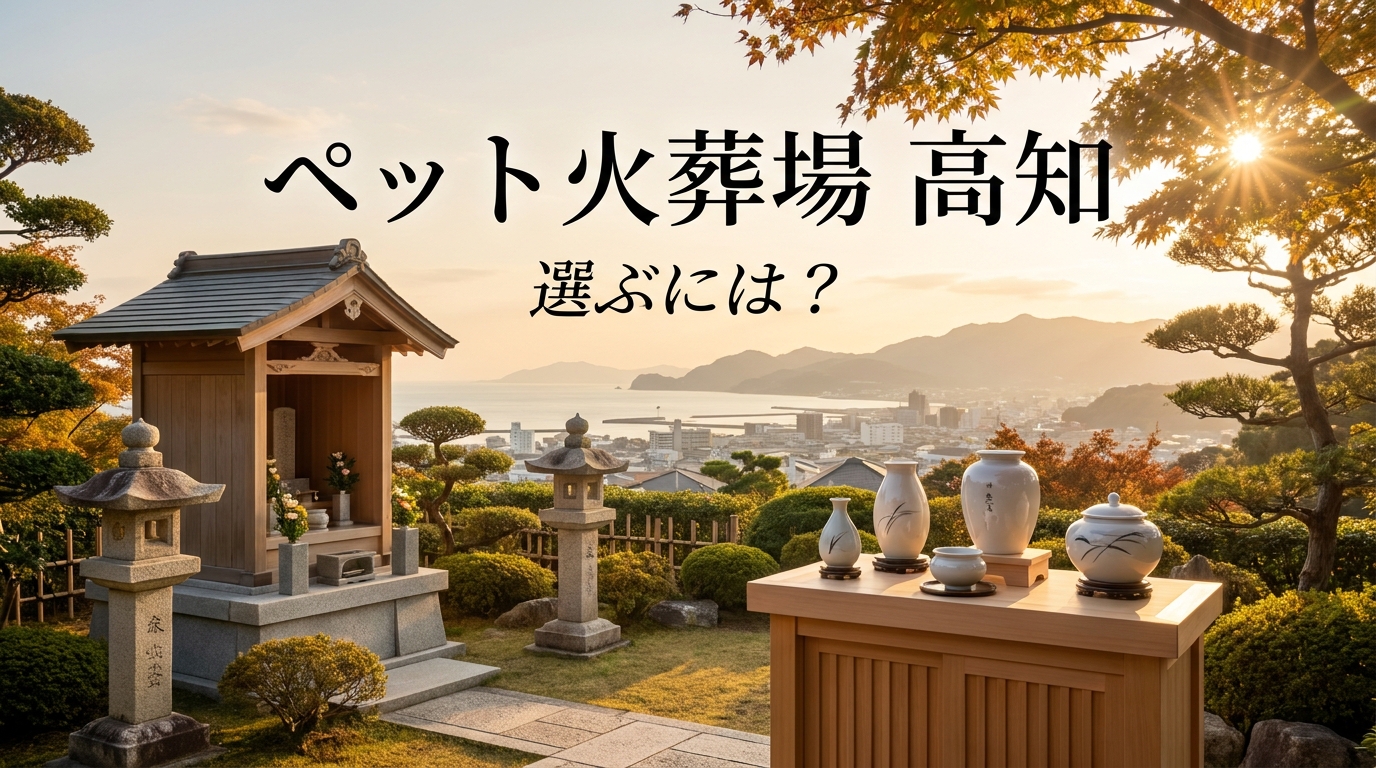 ペット火葬場 高知を選ぶには？