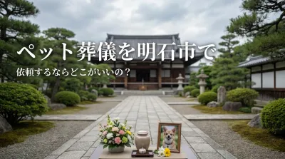 ペット葬儀を明石市で依頼するならどこがいいの？