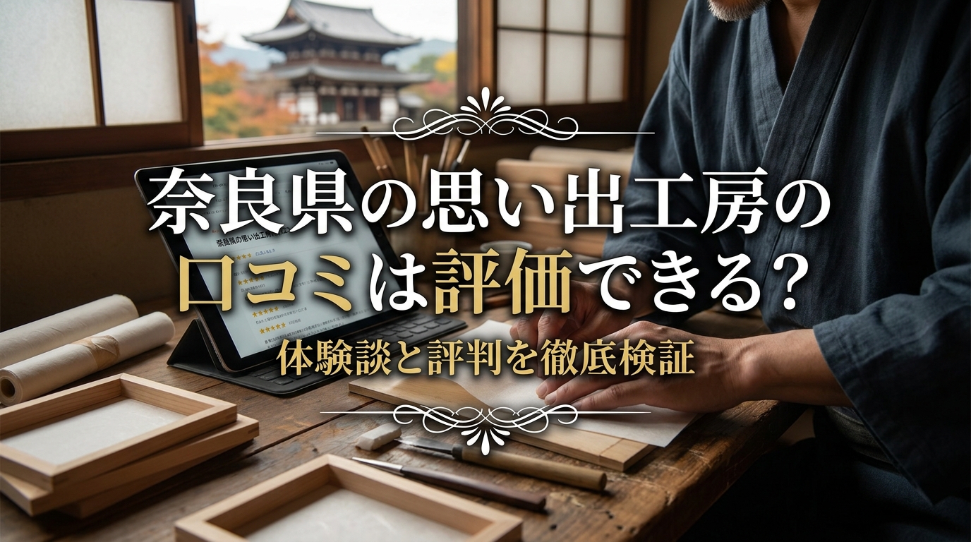 奈良県の思い出工房の口コミは評価できる？