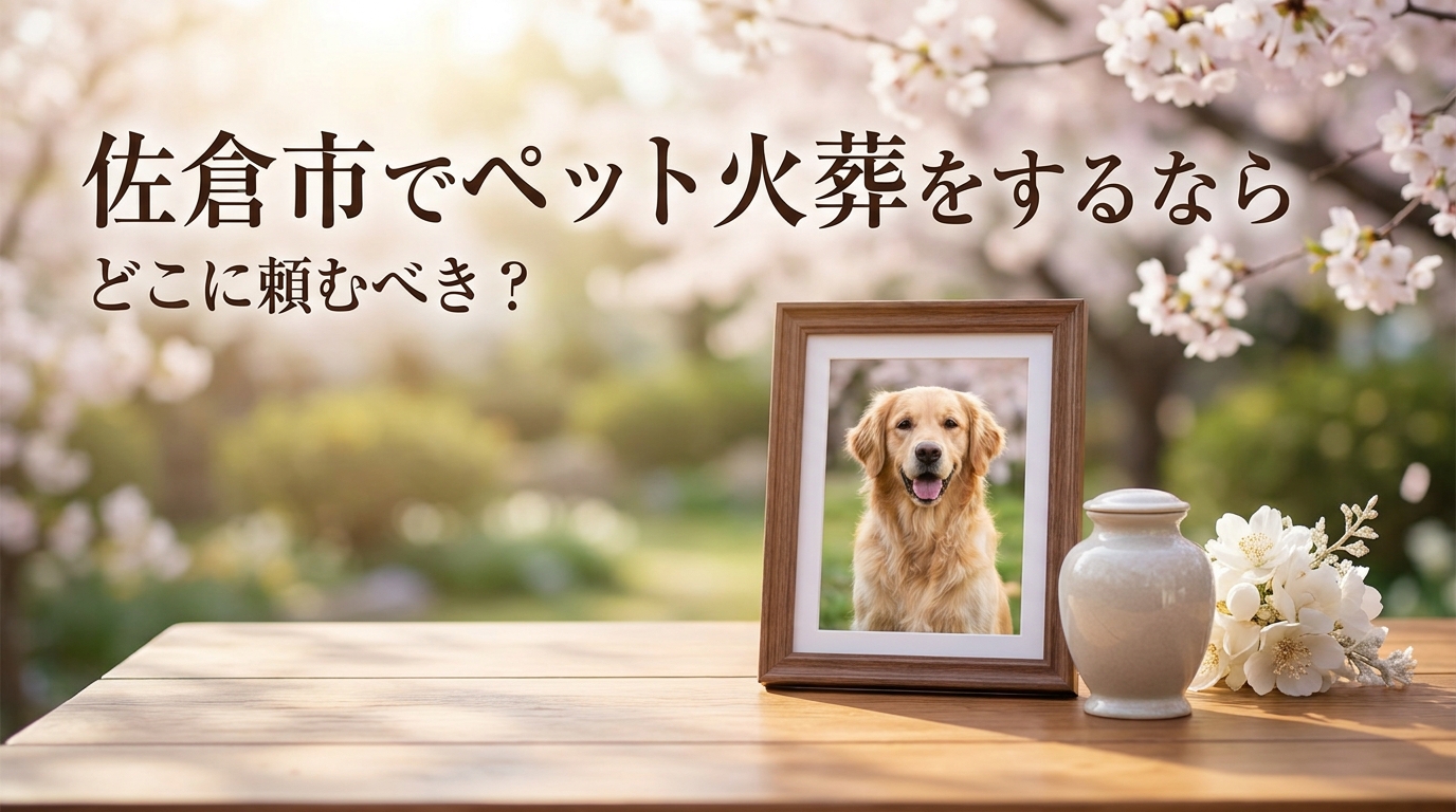 佐倉市でペット火葬をするならどこに頼むべき?