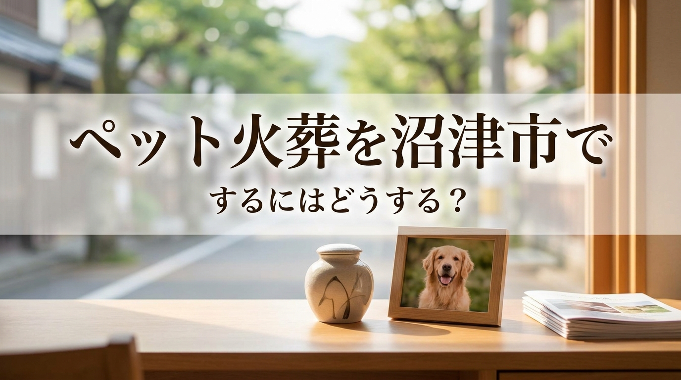 ペット火葬を沼津市でするにはどうする?