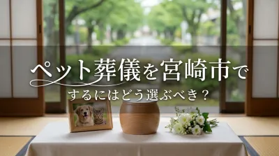ペット葬儀を宮崎市でするにはどう選ぶべき？