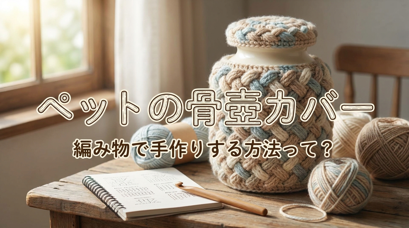 ペットの骨壺カバーを編み物で手作りする方法って?
