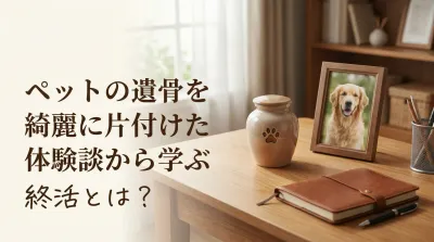 ペットの遺骨を綺麗に片付けた体験談から学ぶ終活とは？