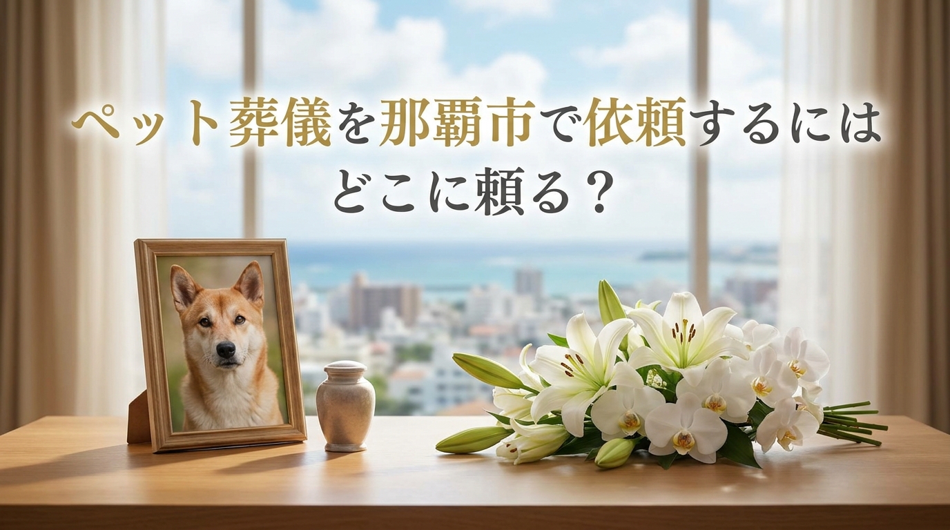 ペット葬儀を那覇市で依頼するにはどこに頼る？