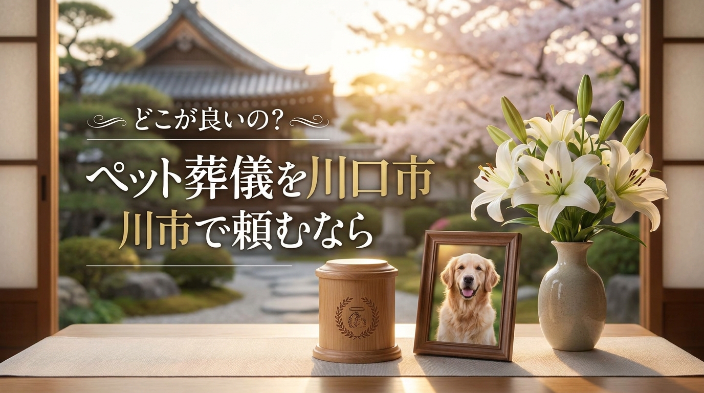 ペット葬儀を川口市で頼むならどこが良いの？