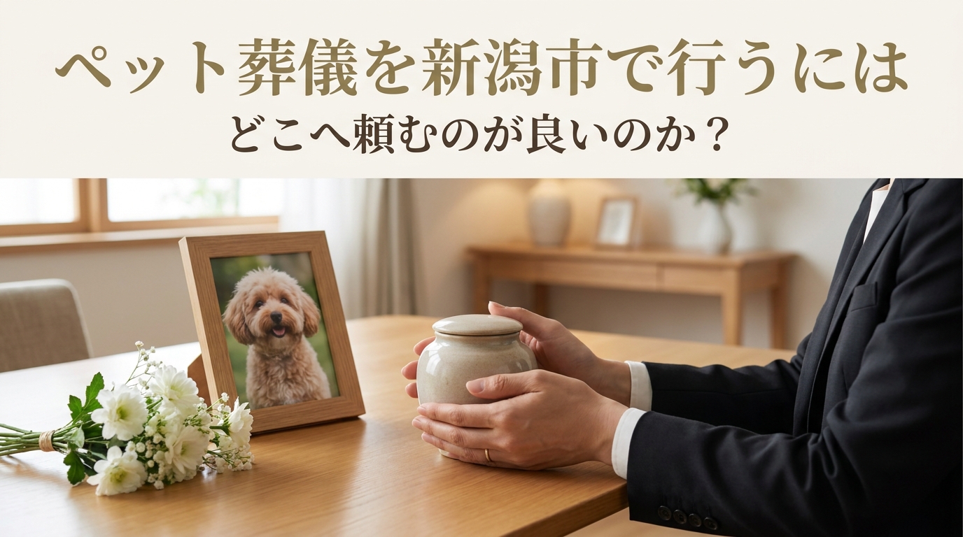 ペット葬儀を新潟市で行うにはどこへ頼むのが良いのか？