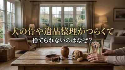 犬の骨や遺品整理がつらくて捨てられないのはなぜ？