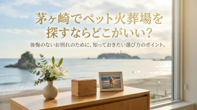 茅ヶ崎でペット火葬場を探すならどこがいい？