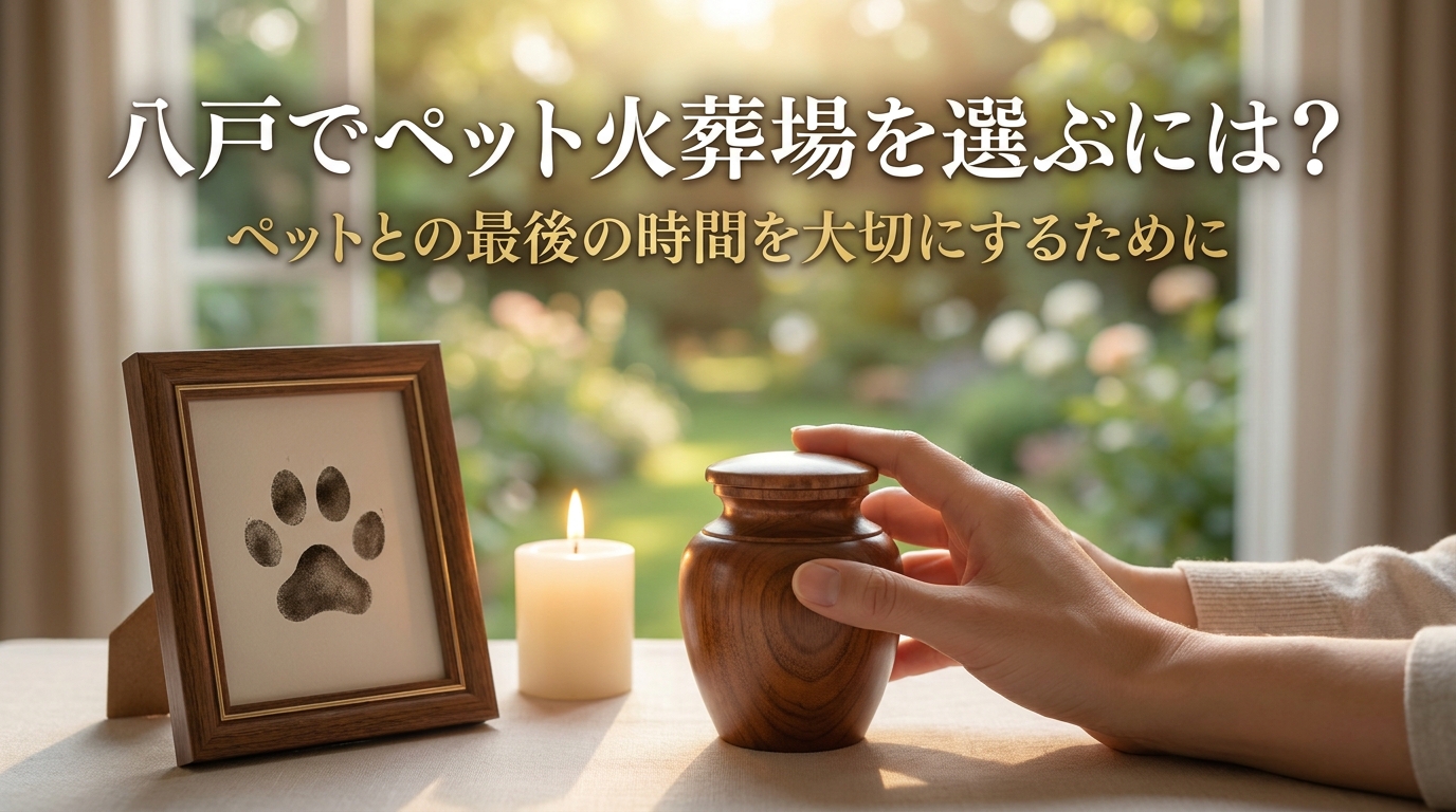 八戸でペット火葬場を選ぶには?