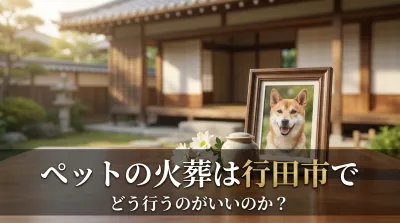 ペットの火葬は行田市でどう行うのがいいのか？