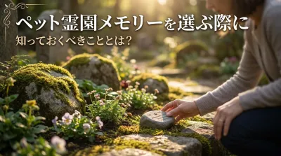ペット霊園メモリーを選ぶ際に知っておくべきこととは？