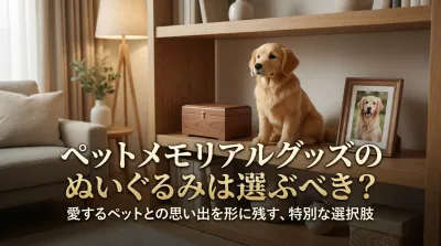 ペットメモリアルグッズのぬいぐるみは選ぶべき？