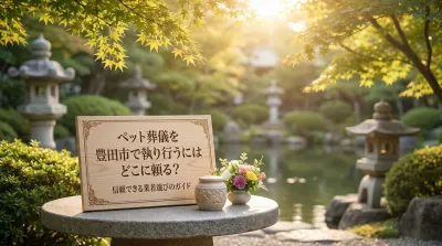 ペット葬儀を豊田市で執り行うにはどこに頼る？