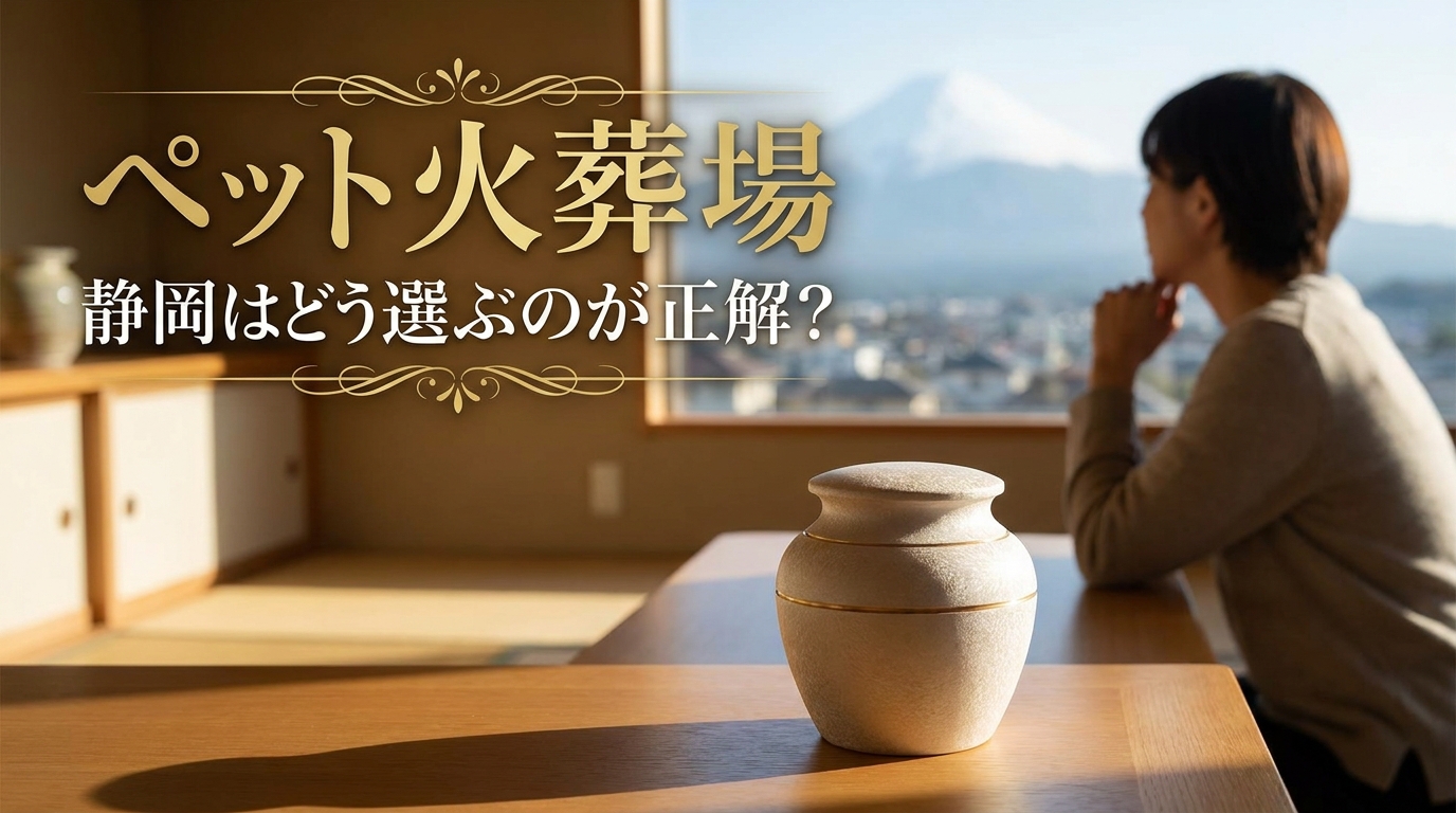 ペット火葬場 静岡はどう選ぶのが正解？