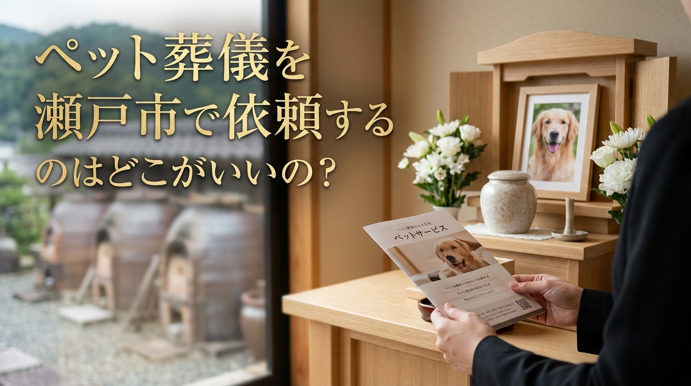 ペット葬儀を瀬戸市で依頼するのはどこがいいの?