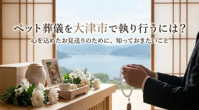 ペット葬儀を大津市で執り行うには？