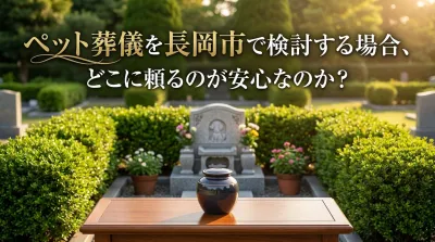 ペット葬儀を長岡市で検討する場合、どこに頼るのが安心なのか？