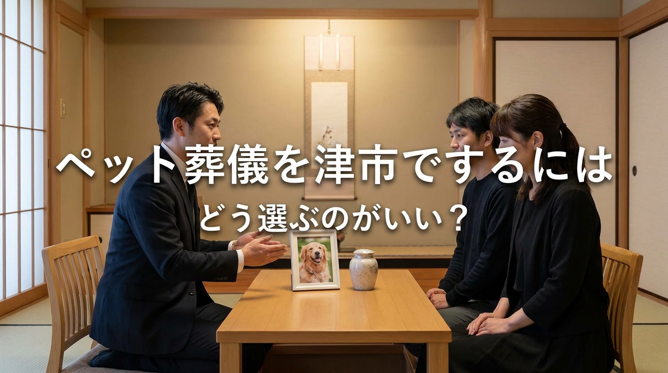 ペット葬儀を津市でするにはどう選ぶのがいい?