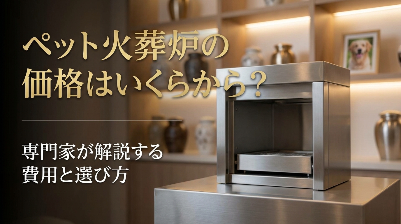ペット火葬炉の価格はいくらから？