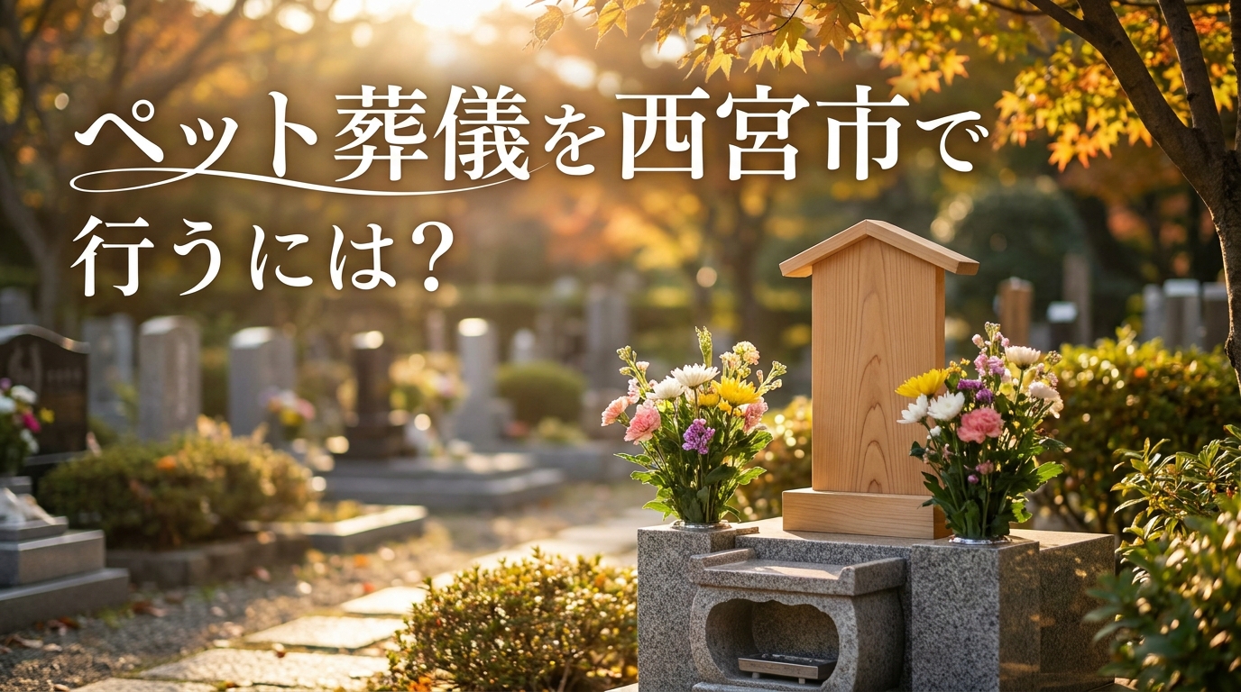 ペット葬儀を西宮市で行うには?