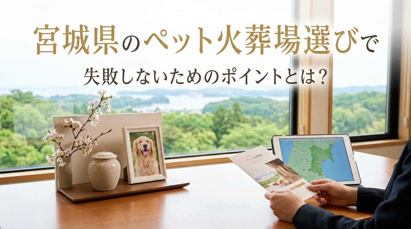 宮城県のペット火葬場選びで失敗しないためのポイントとは？